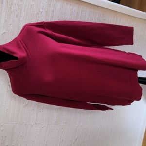 Pure Jill J Jill cranberry tunic long sleeve medium nwot